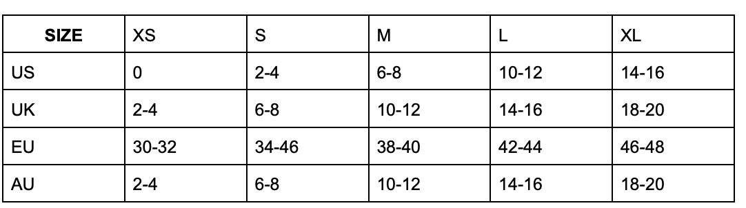 Size guide